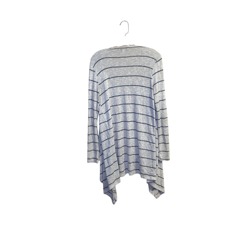American Eagle Outfitters Striped Cardigan Duster Open Front Lightweight Women M